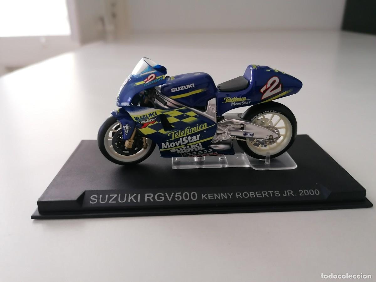 Motos a escala: Altaya 1/24 Suzuki RGV500 Kenny Roberts Jr. 2000 Buen Estado