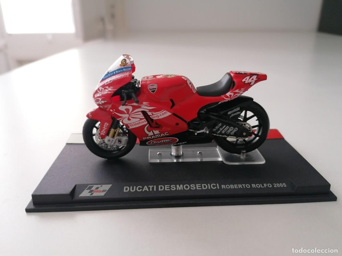 Motos a escala: Altaya 1/24 Ducati Desmosedici Roberto Rolfo 2005 Buen Estado