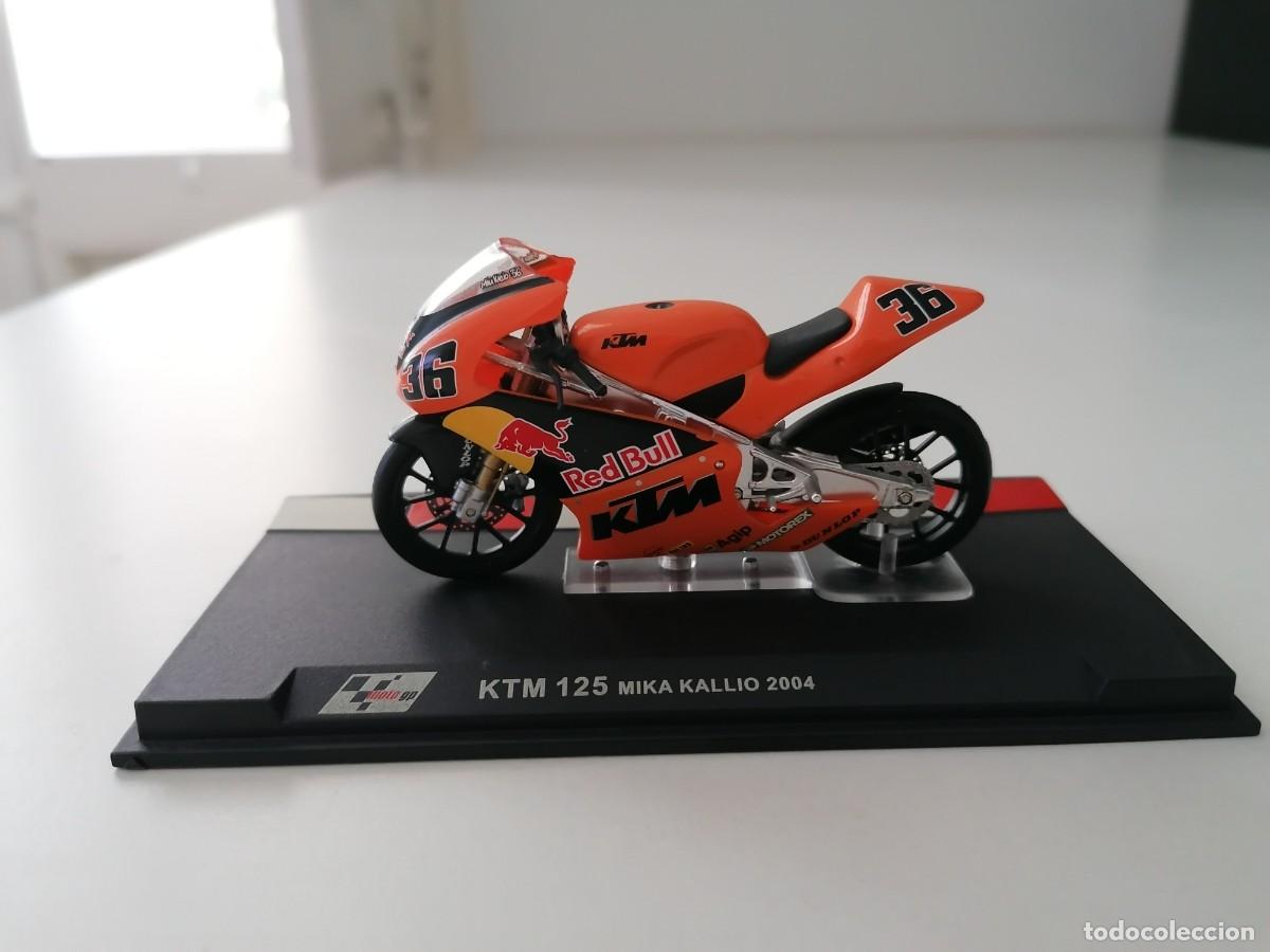 Motos a escala: Altaya 1/24 KTM 125 Mika Kallio 2004 Buen Estado