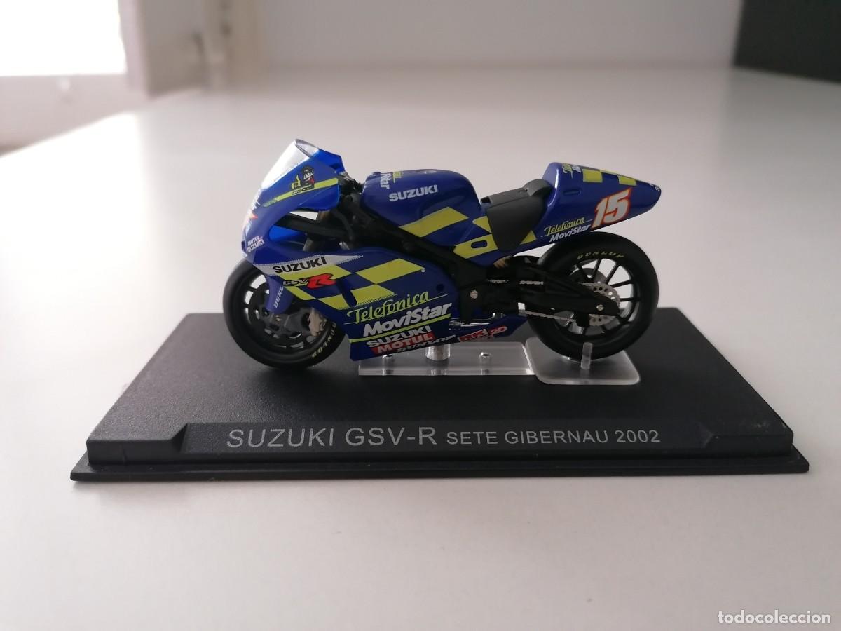 Motos a escala: Altaya 1/24 Suzuki GSV-R Sete Gibernau 2002 Buen Estado