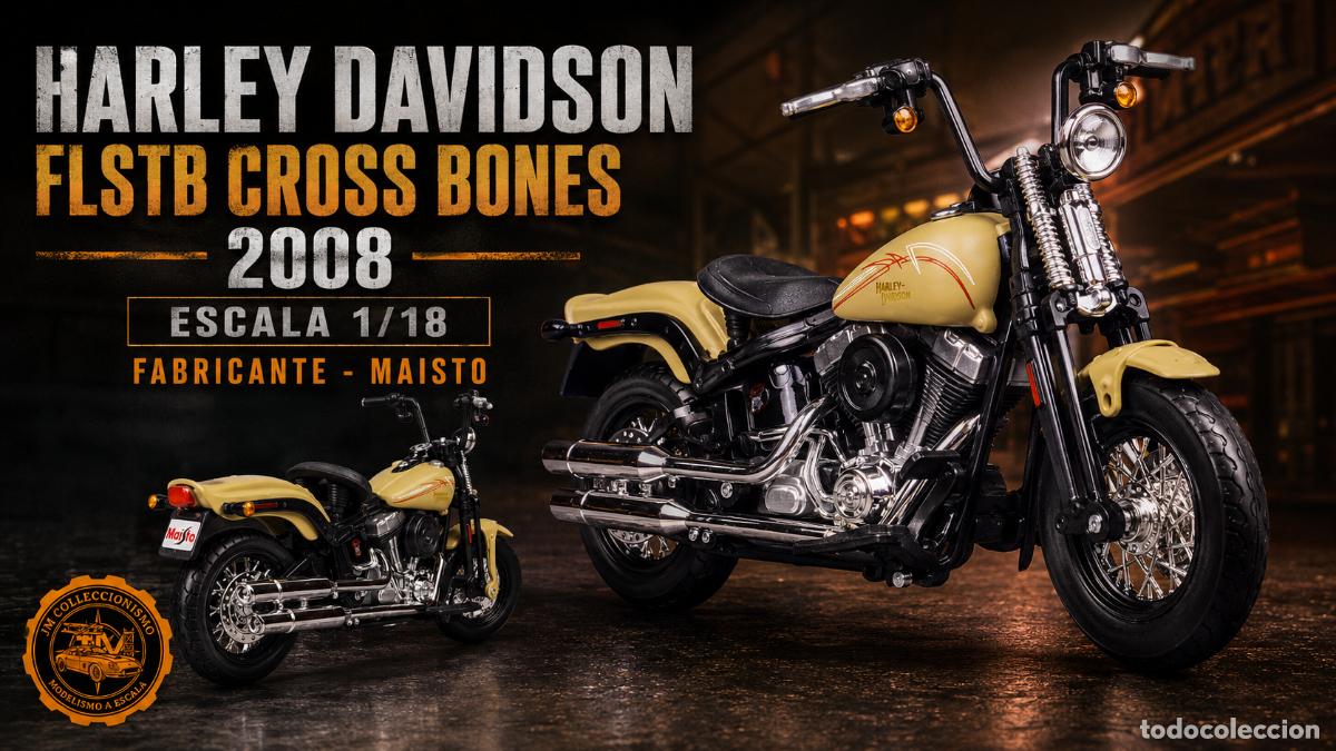 Motos &agrave; l'&eacute;chelle: Harley Davidson FLSTSB Cross Bones 2008