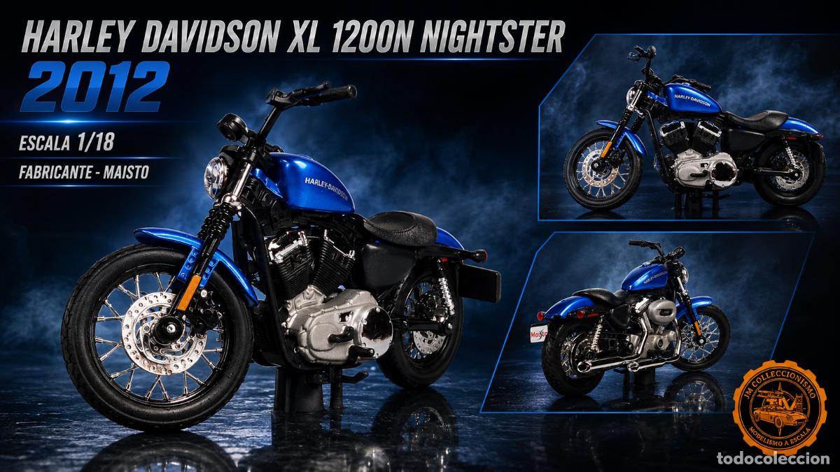 Motos &agrave; l'&eacute;chelle: Harley Davidson XL 1200N Nightster 2012