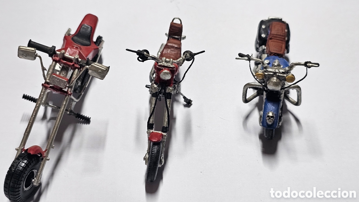 Motos a escala: Lote 3 motos estilo chopper