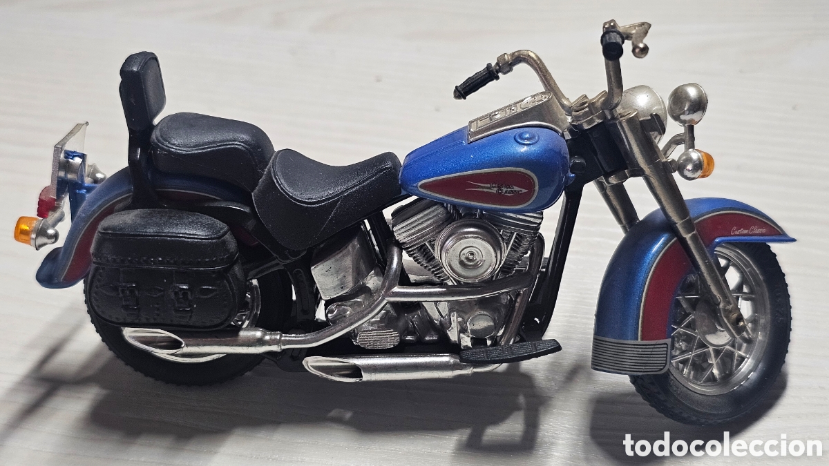Motos a escala: Moto Harley Davidson de metal - Foto 3