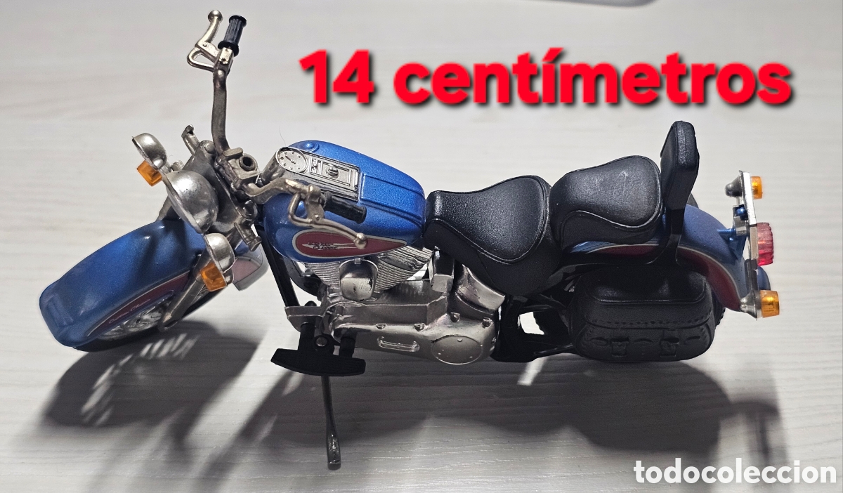 Motos a escala: Moto Harley Davidson de metal - Foto 4
