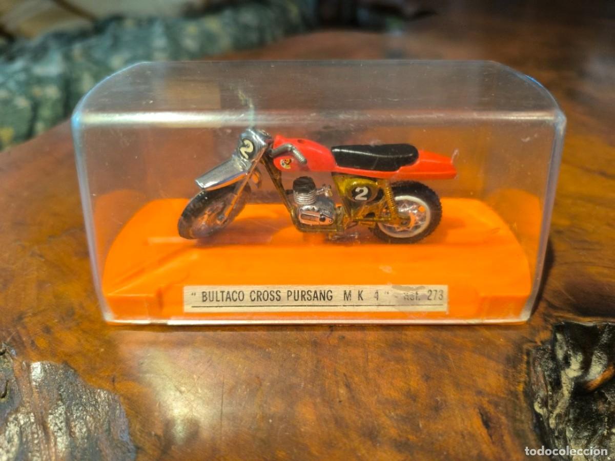 Motos a escala: Bultaco Pursang Mk 4 cross de Guiloy ref 273 COMO NUEVA