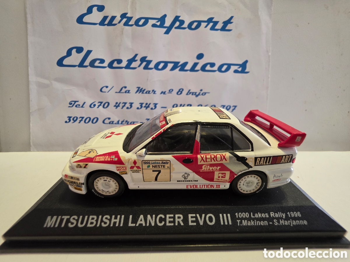 Motos a escala: Mitsubishi Lancer EVO III