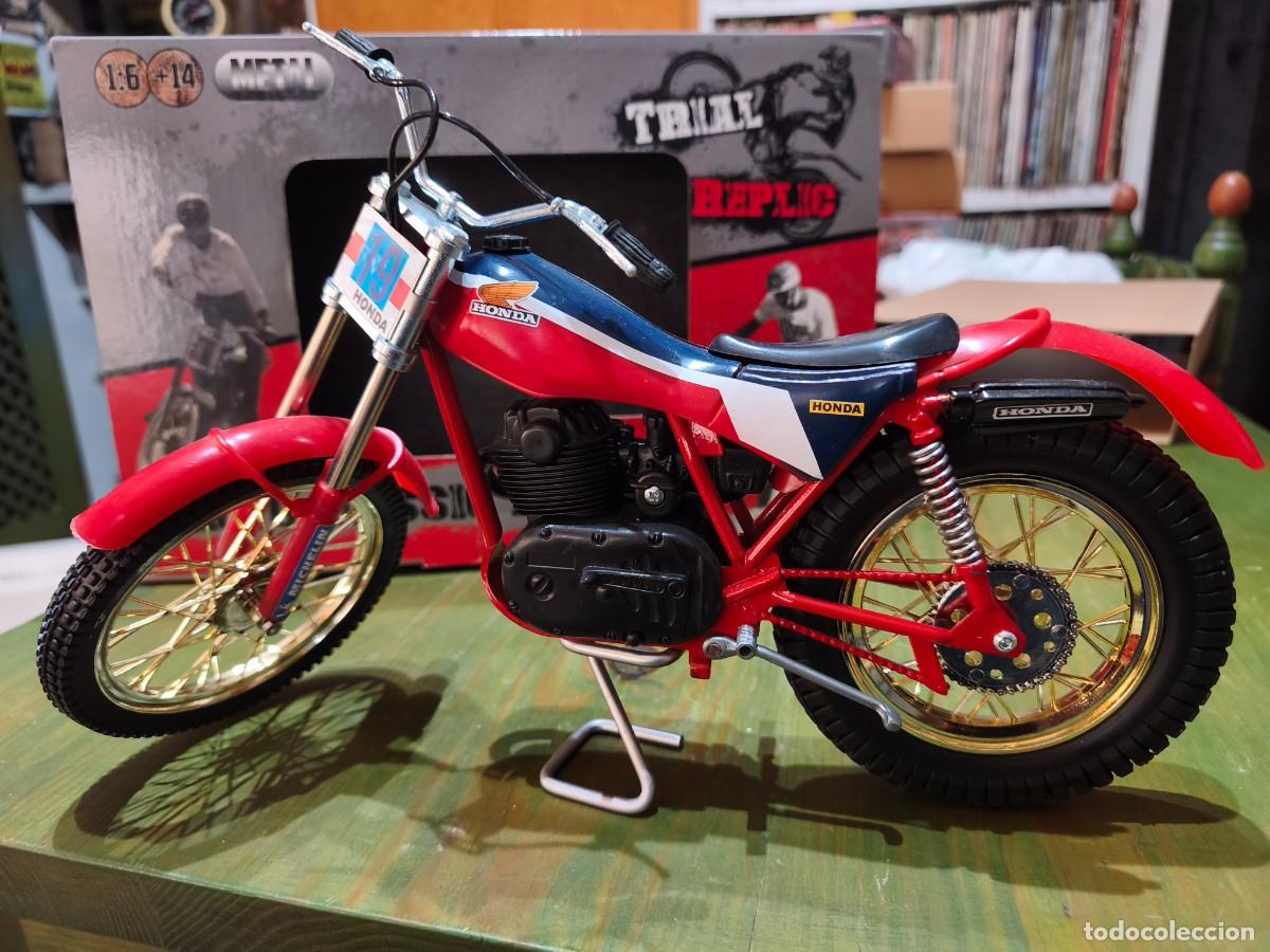 Motos a escala: Honda RTL . Moto Classic Trail. Metal. Escala 1/6. Trial Replic.