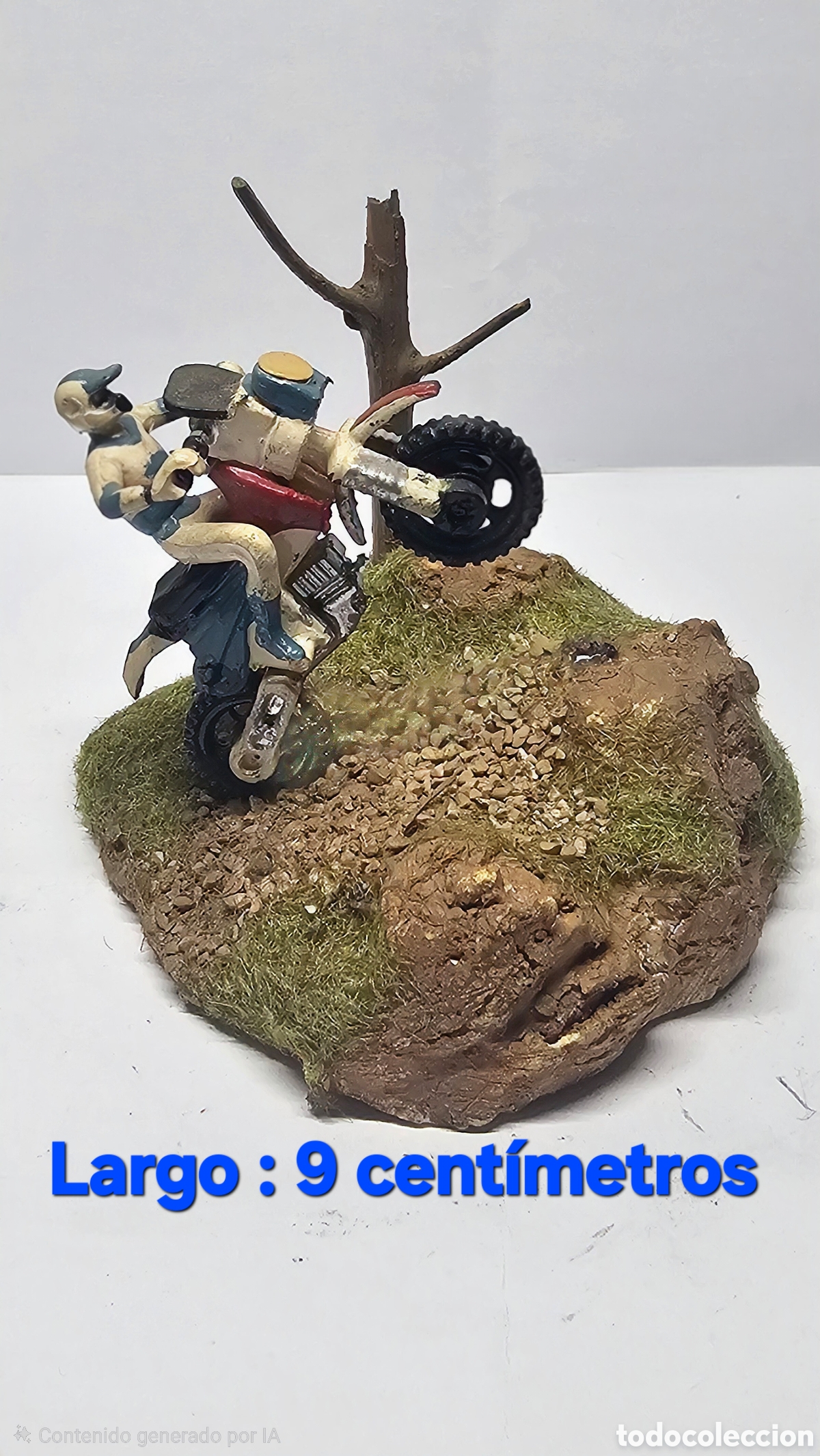 Motos a escala: Mini-diorama moto cross