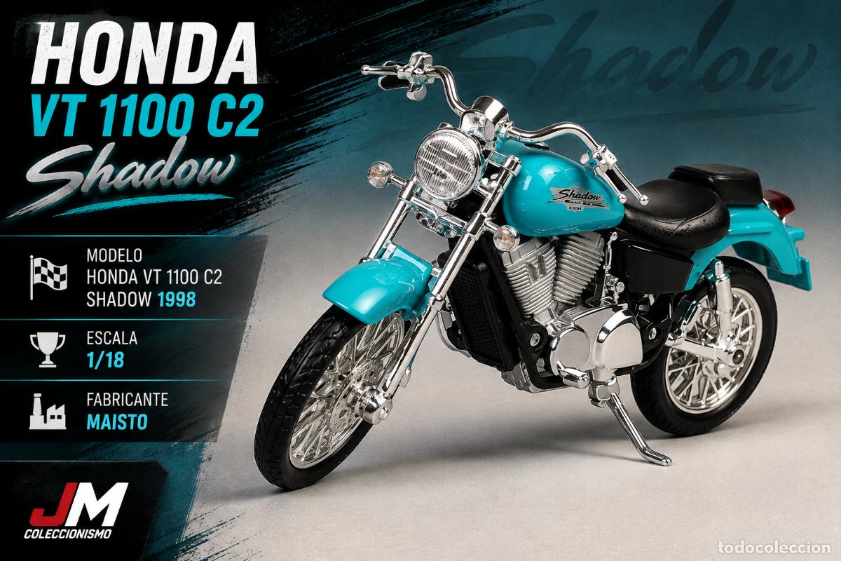 Motos a escala: Honda VT1100 C2 Shadow 1998