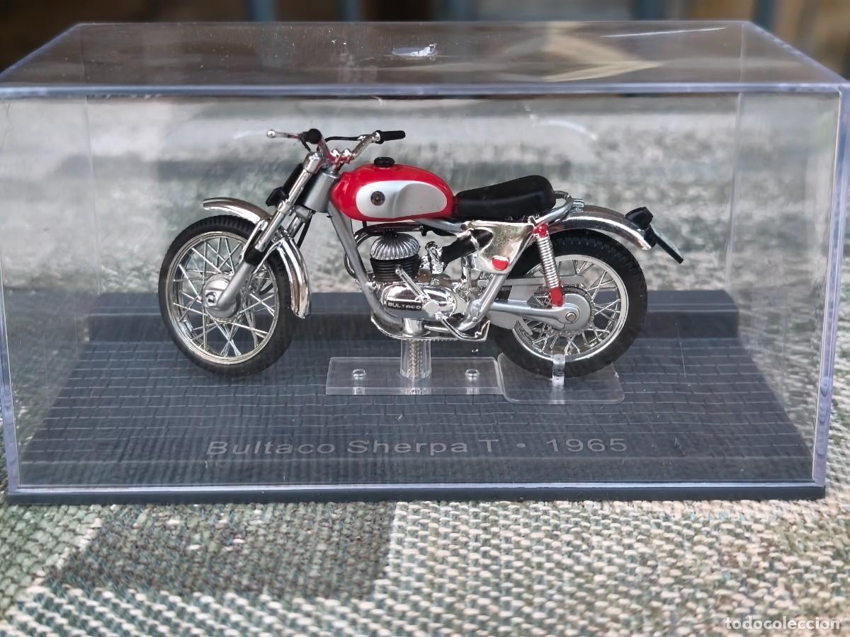 Motos a escala: Bultaco Sherpa T (1965). Escala 1/24. Altaya Ixo.