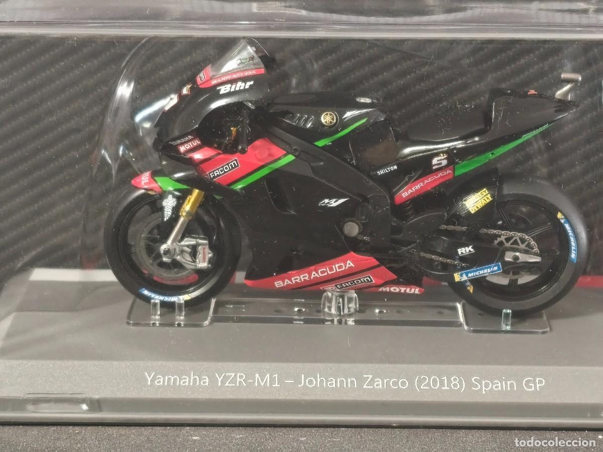 Motos a escala: Moto GP. Yamaha YZR-M1. J. Zarco-Espa&ntilde;a 2018. Escala 1/18. Leer bien descripci&oacute;n