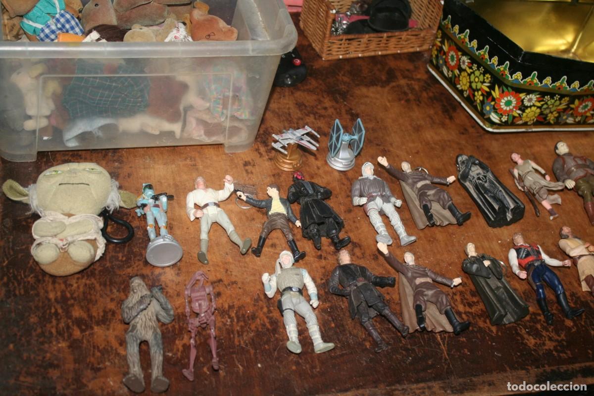Motos a escala: lote de mu&ntilde;ecos de la guerra galaxias o star wars