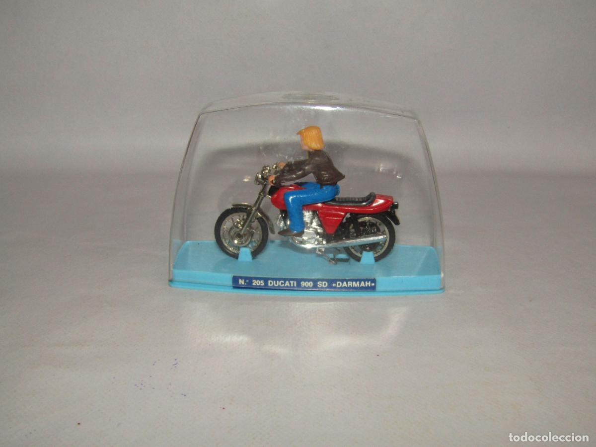 Motos a escala: Antigua Moto DUCATI 900 SD DARMAH Serie CAMPE&Oacute;N Ref. N&ordm; 205 de GUISVAL Made In Spain A&ntilde;os 1970-80s.