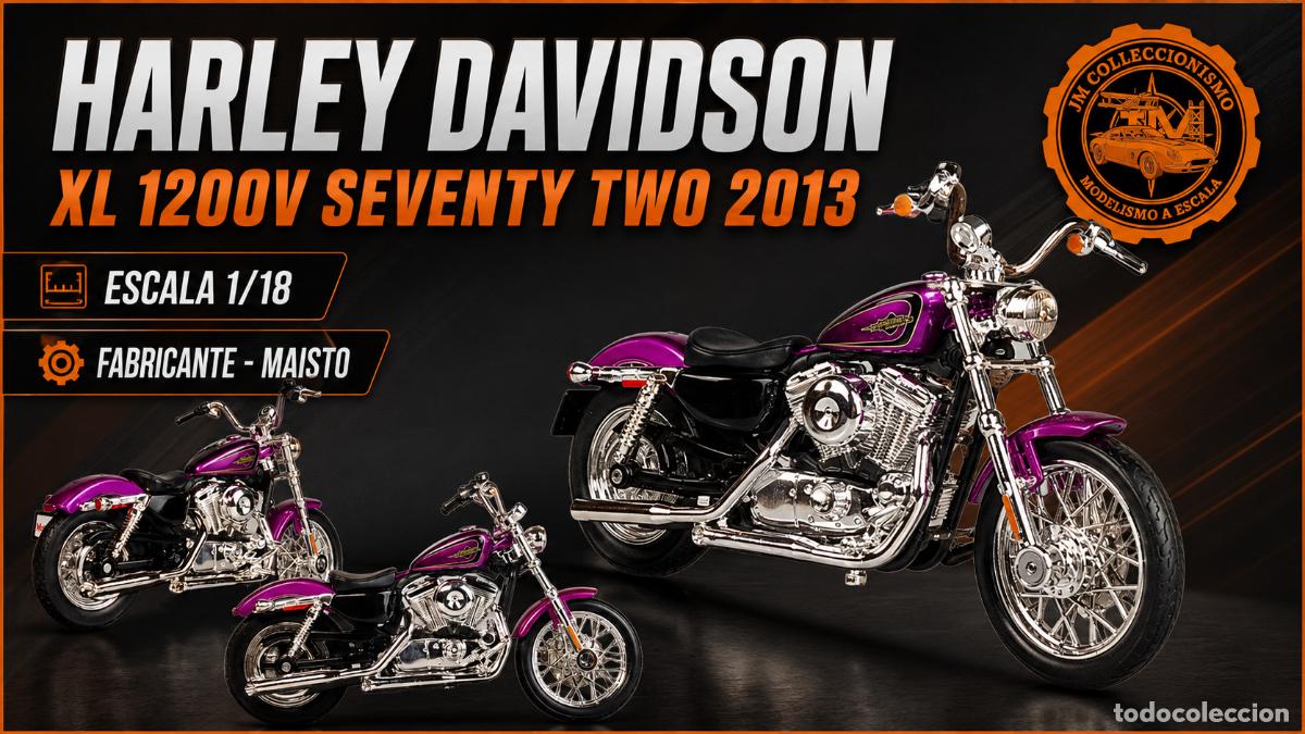 Motos a escala: Harley Davidson XL 1200V Seventy Two 2013