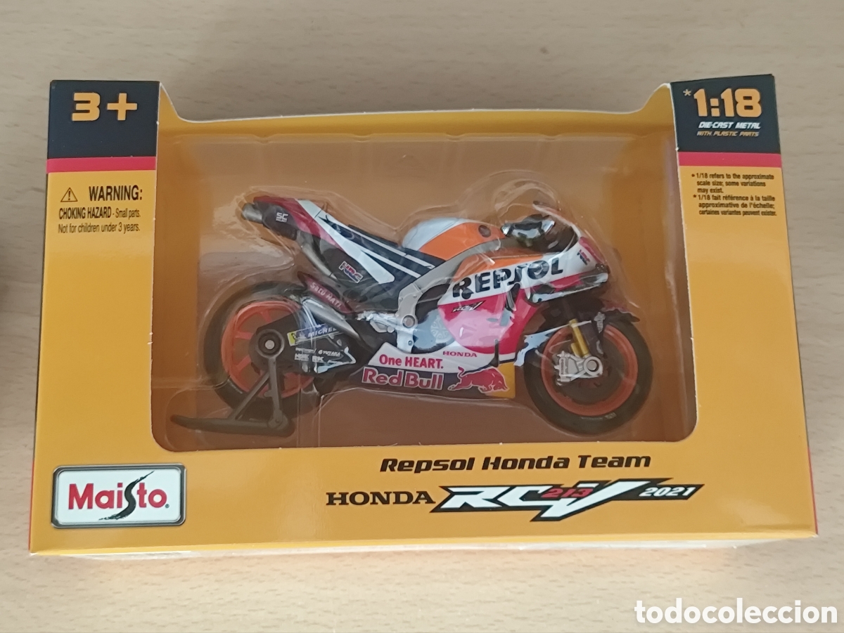 Motos a escala: Moto Honda RCV213 Marc M&aacute;rquez