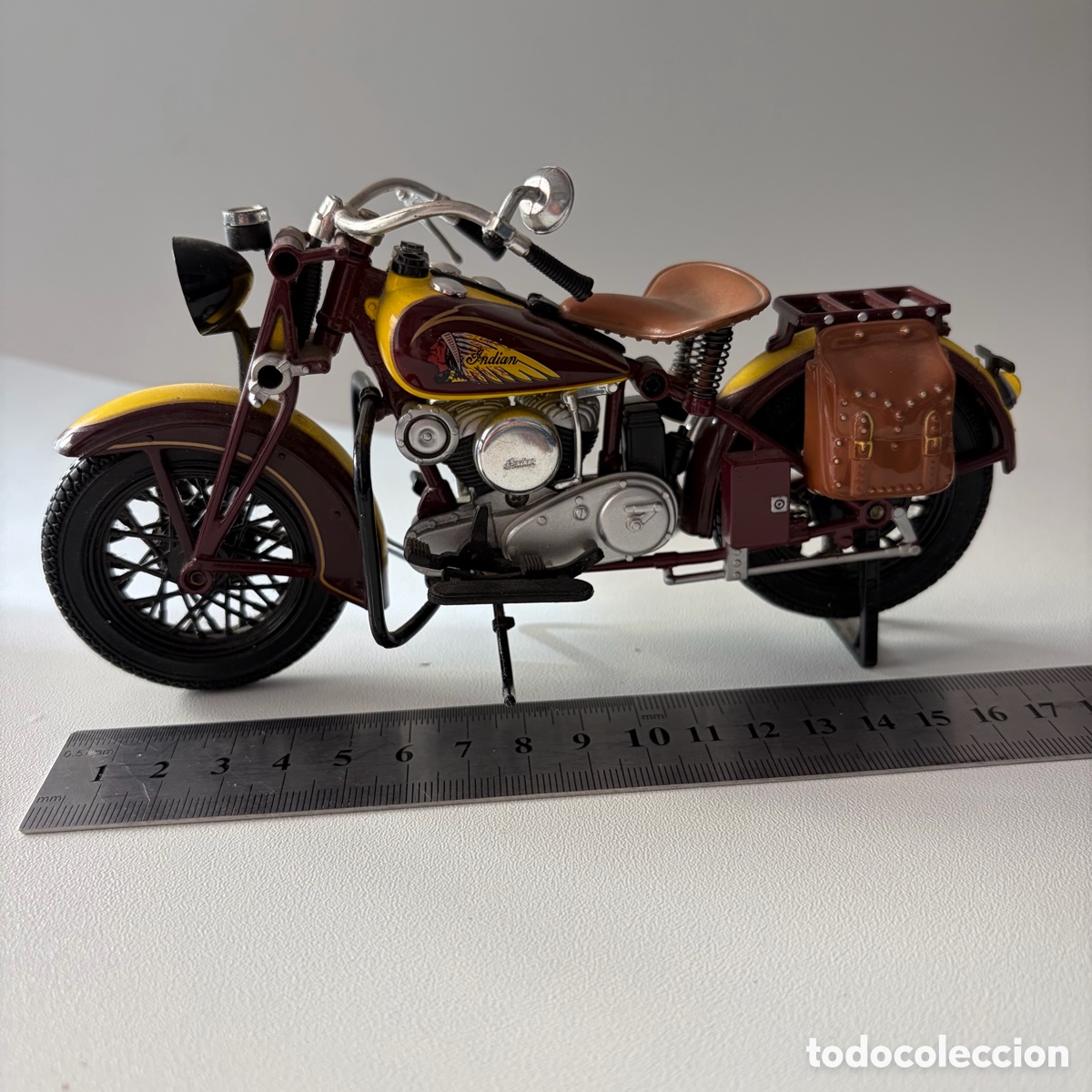 Motos a escala: moto indian sport scout 1934 new ray escala 1:12 motocicleta miniatura
