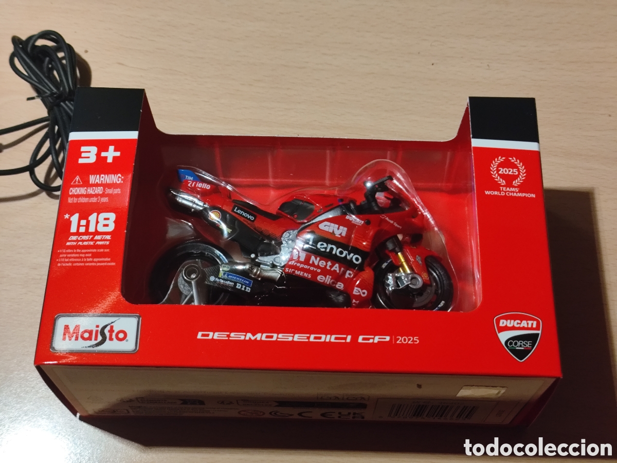 Motos a escala: Moto Ducati Desmosedici 25