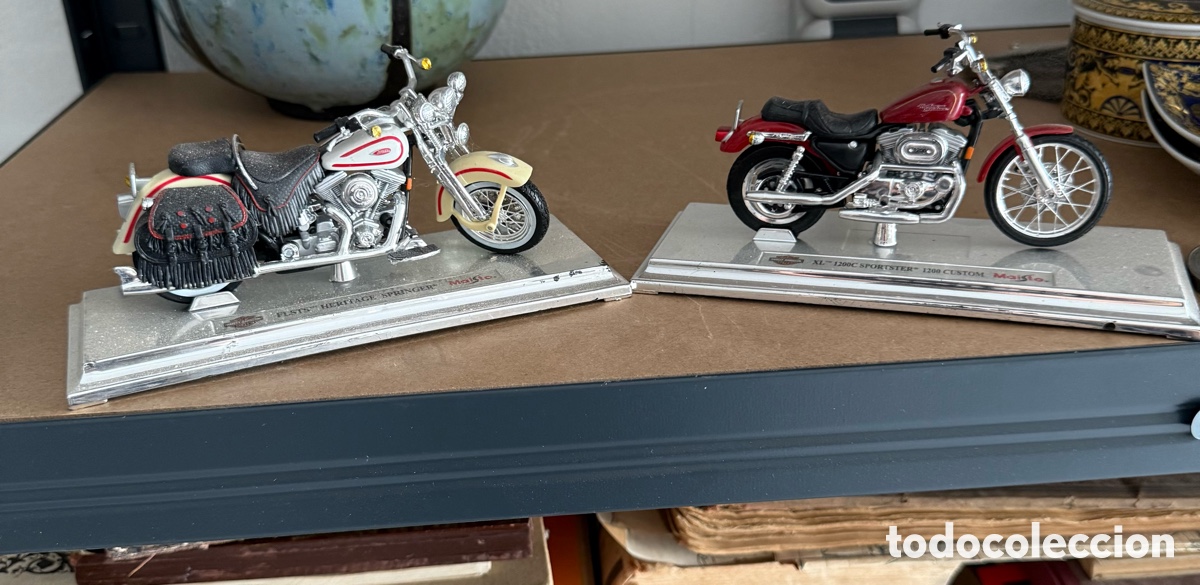 Motorcycle Models: Lote de 2 motos a escala maisto