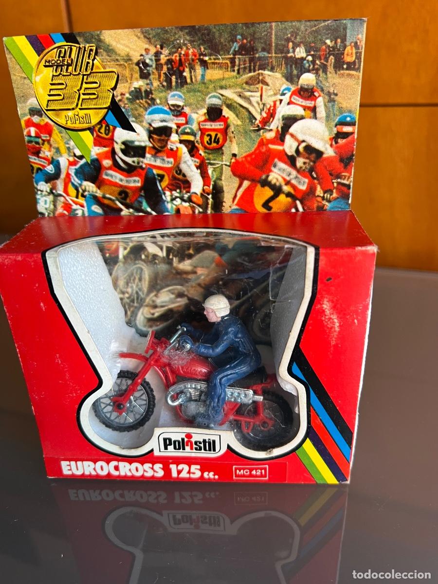 Motos in scale: MOTO EUROCROSS 125 CC MC 421 POLISTIL ESCALA 1/24