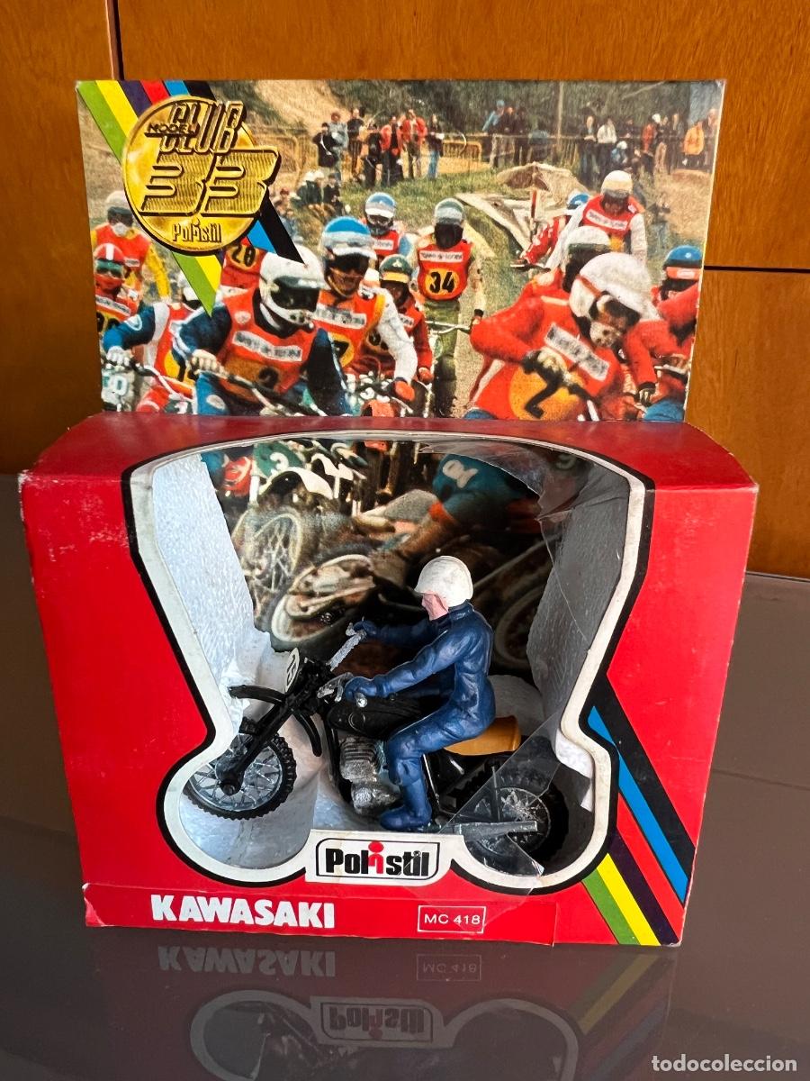 Motos in scale: MOTO KAWASAKI MC 421 POLISTIL ESCALA 1/24