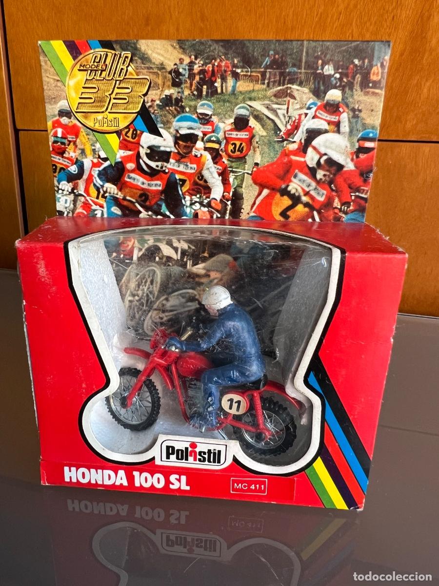 Motos in scale: MOTO HONDA 100 SL MC 411 POLISTIL ESCALA 1/24