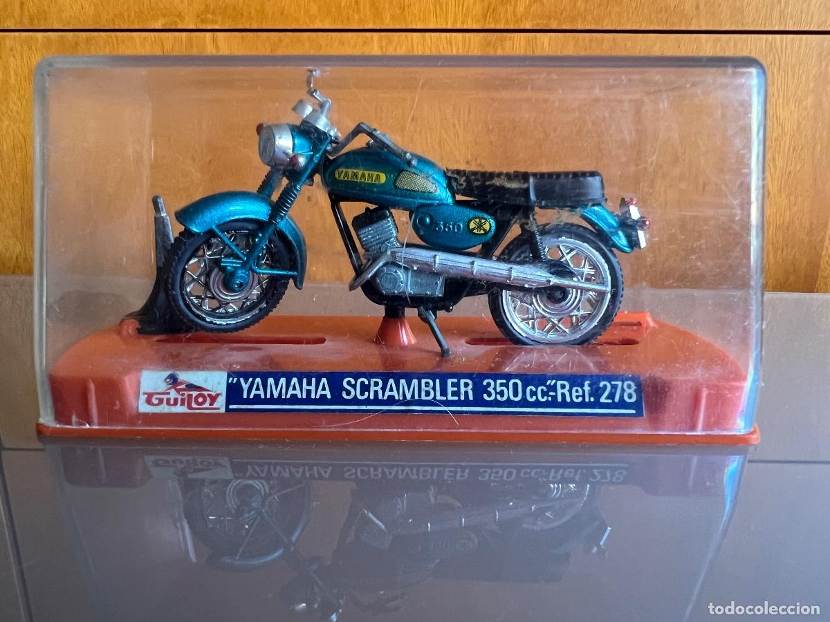 Motos in scale: MOTO YAMAHA SCRAMBLER 350 CC RFA 278 GUILOY ESCALA 1/24