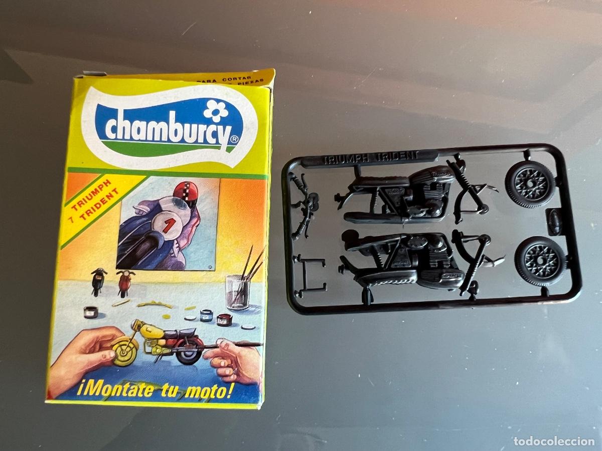 Motos a escala: MOTO TRIUMPH TRIDENT CHAMBURCY KIT - Foto 1