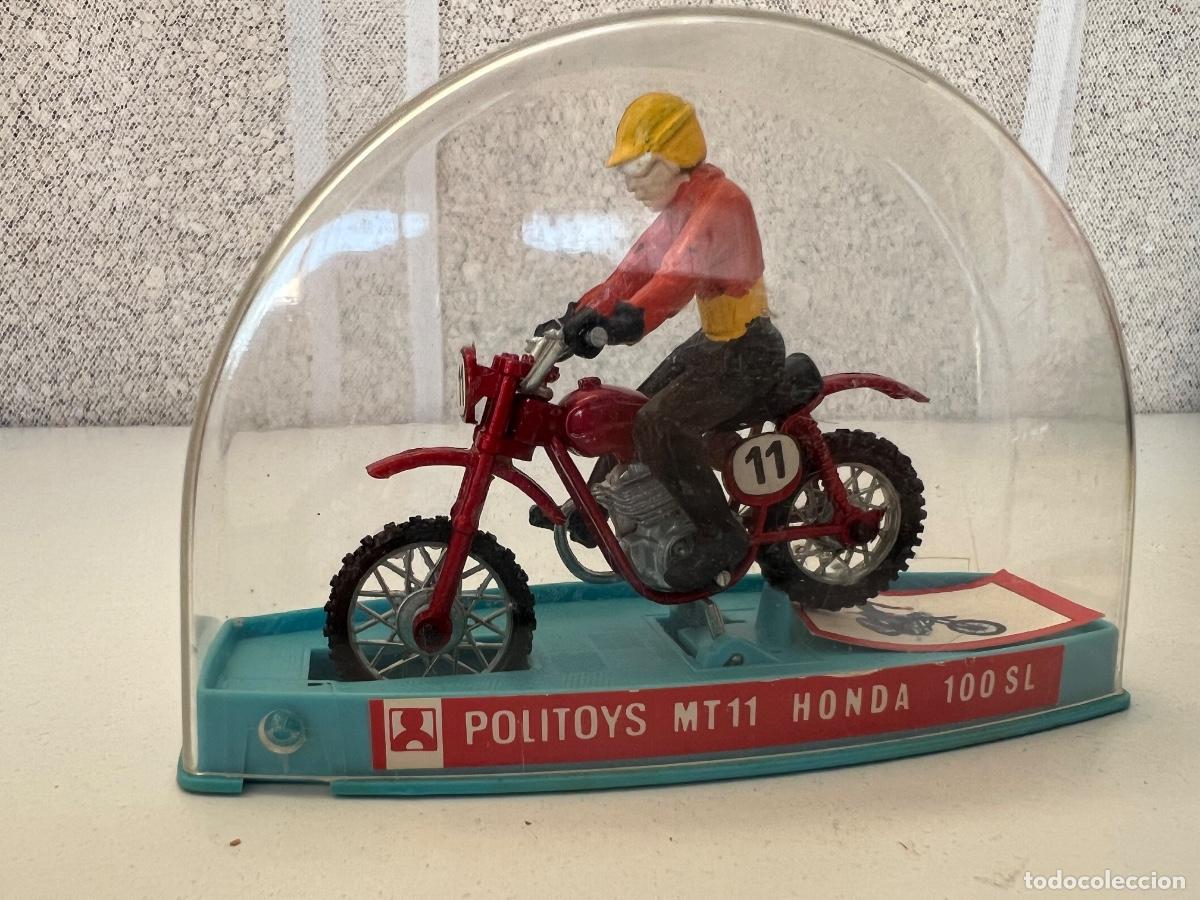 Motos a escala: MOTO HONDA 100 SL MT 11 POLISTIL POLITOYS 415 ESCALA 1/24