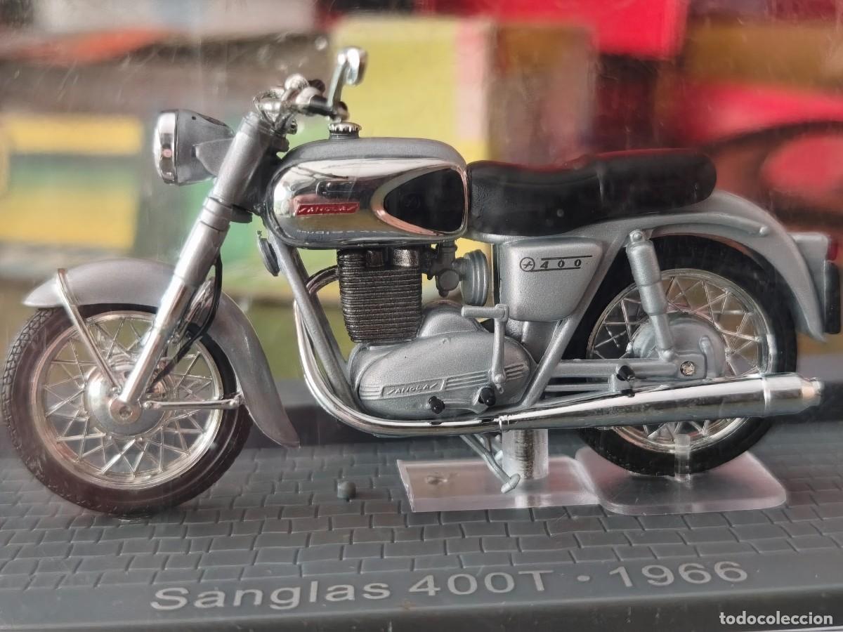 Motos a escala: Sanglas 400T. (1966) . Escala 1/24 .Altaya.