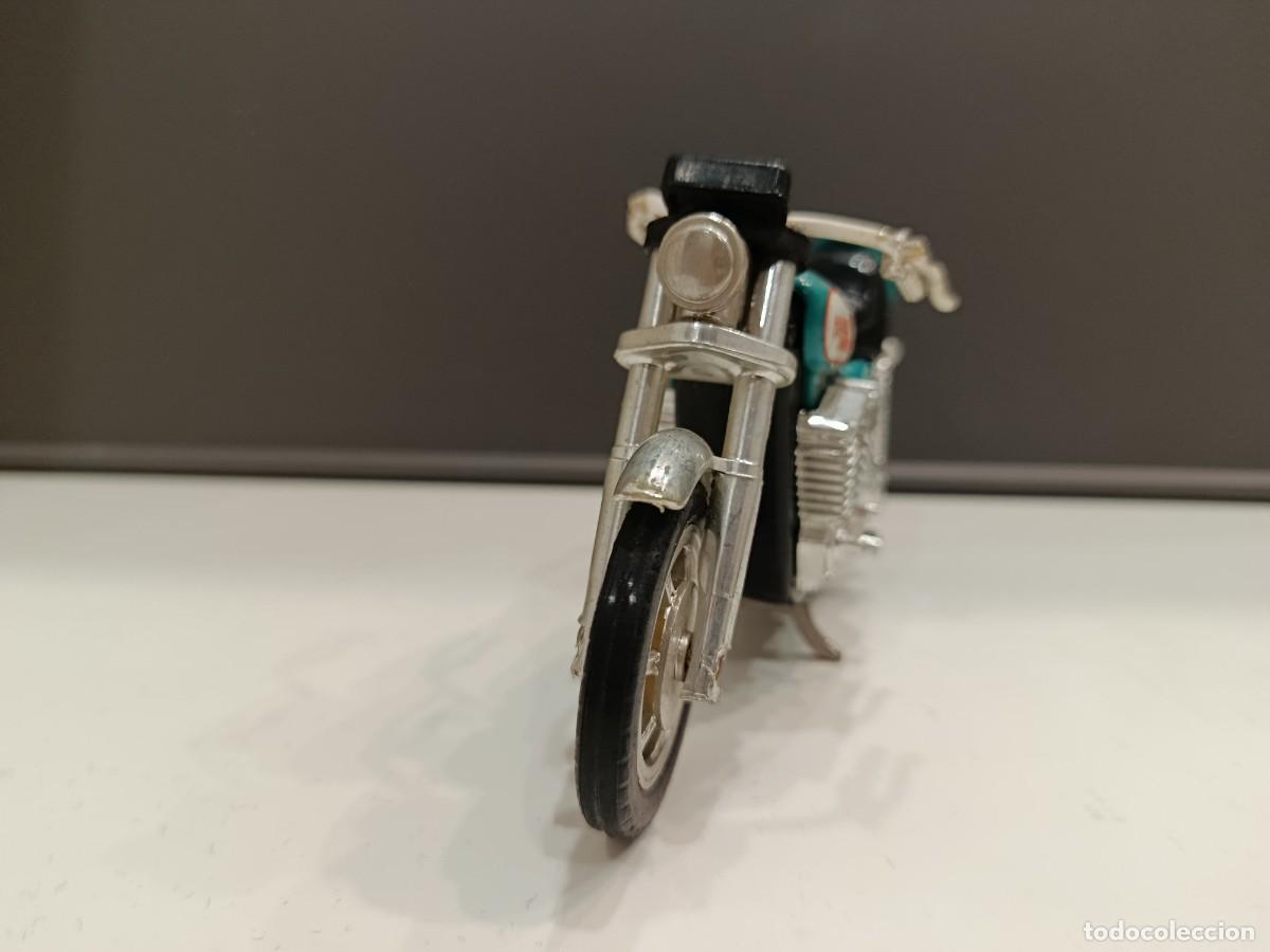 Motos a escala: MOTO HARLEY DAVIDSON - KIDCO MATCHBOX 1981 - BLUE PULL STRING - Foto 2