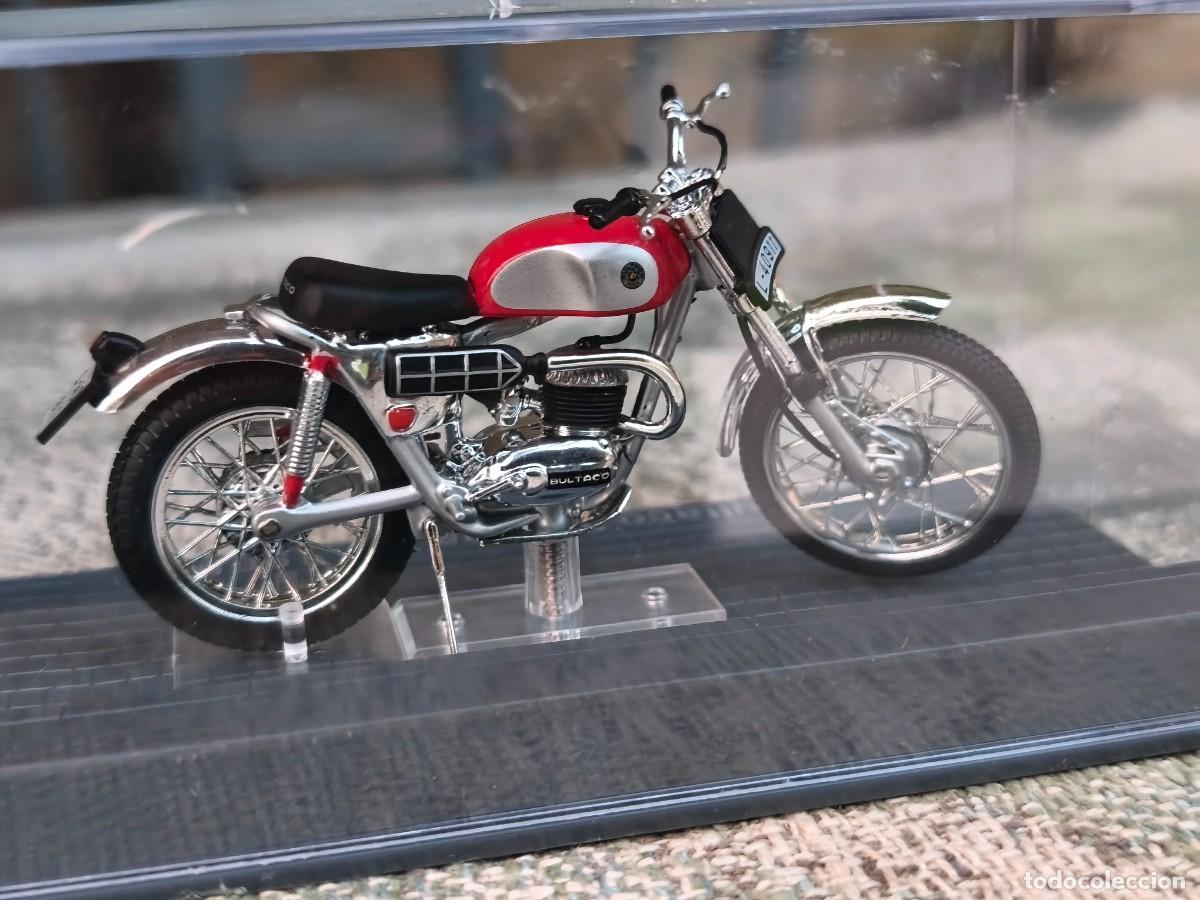 Motos a escala: Bultaco Sherpa T (1965). Escala 1/24. Altaya Ixo.