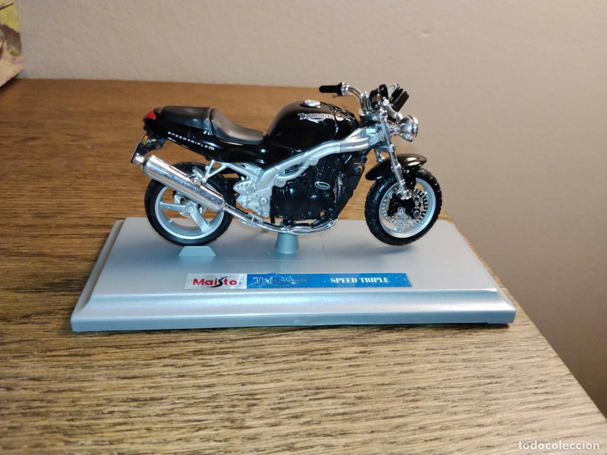 Motos a escala: R&eacute;plica Triumph Speed Triple Maisto