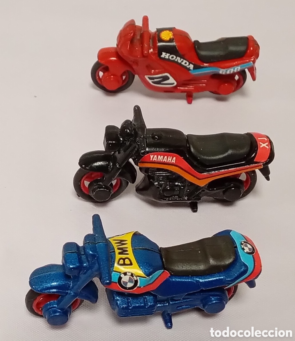 Motos a escala: Lote 3 Motos Carrera Micro Guisval Siro Espa&ntilde;a