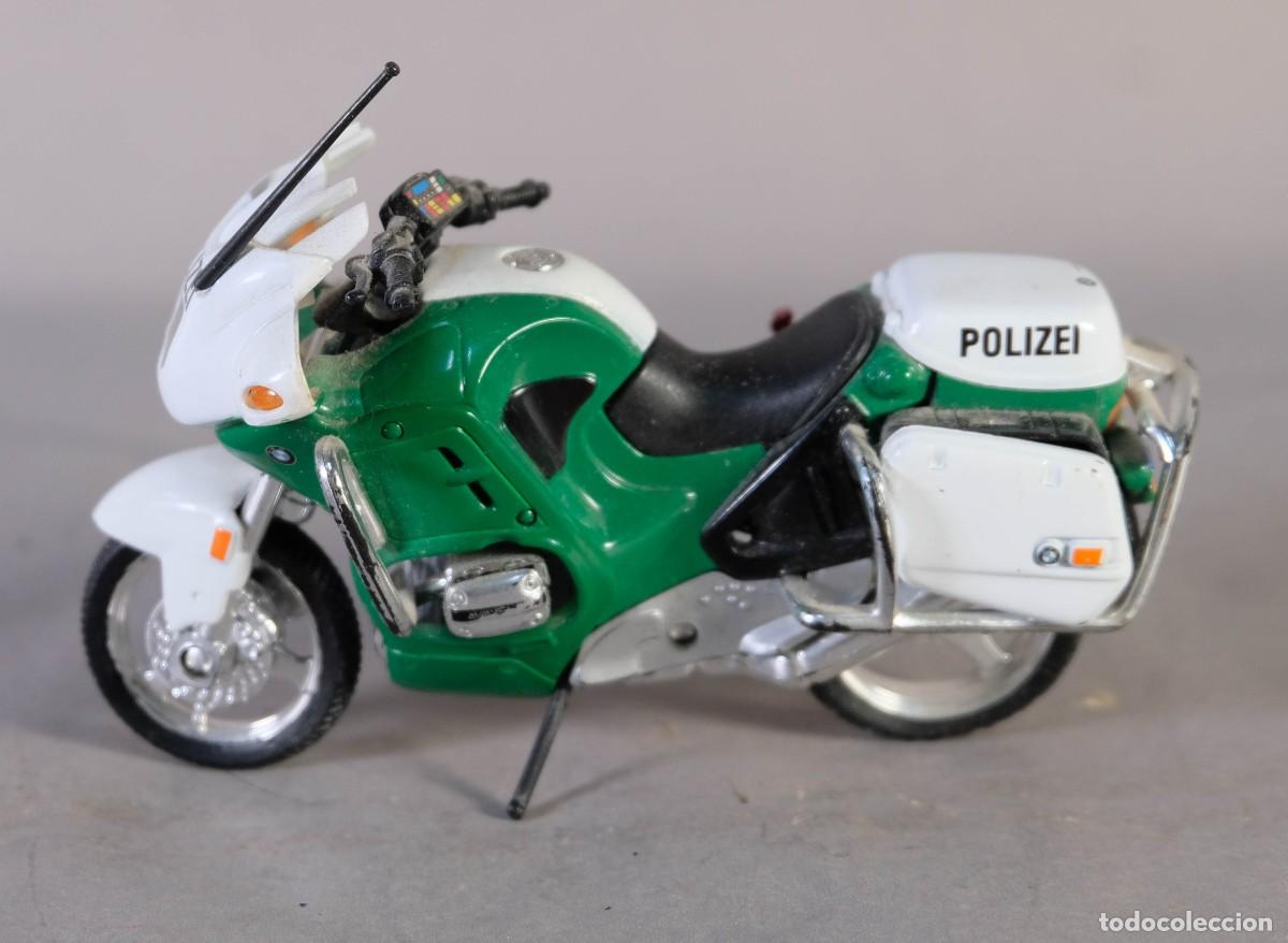 Motos a escala: R&eacute;plica moto Policia POLIZEI Escala 1:18