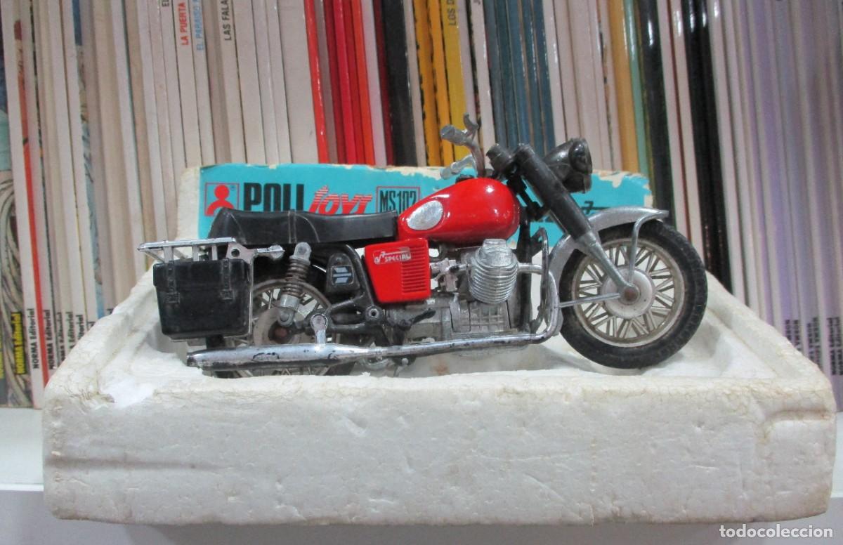 Motos a escala: MOTO GUZZI ESPECIAL V7 - POLITOYS / POLI TOYS - MS 102 - ESCALA 1/15