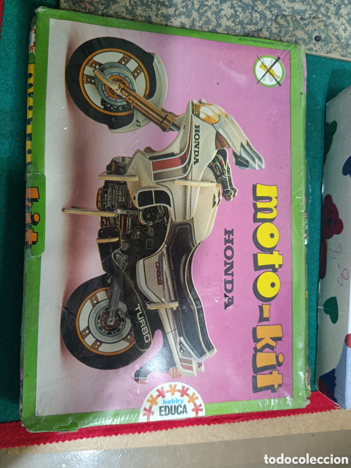 Motos a escala: MOTO-KIT EDUCA - MODELO HONDA CX500 TURBO - MAQUETA PUZZLE 3D VINTAGE (A&Ntilde;OS 80/90)