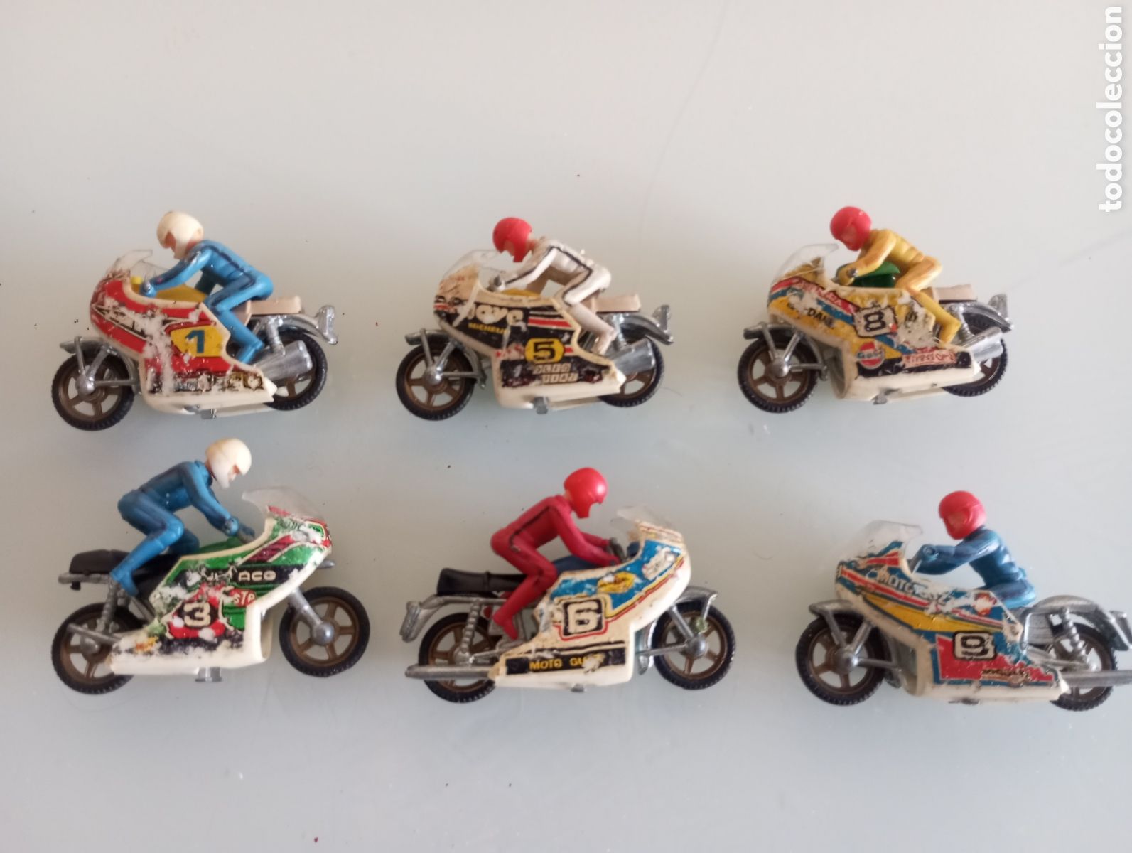 Motos a escala: Lote de motos a&ntilde;os 80 Guisval