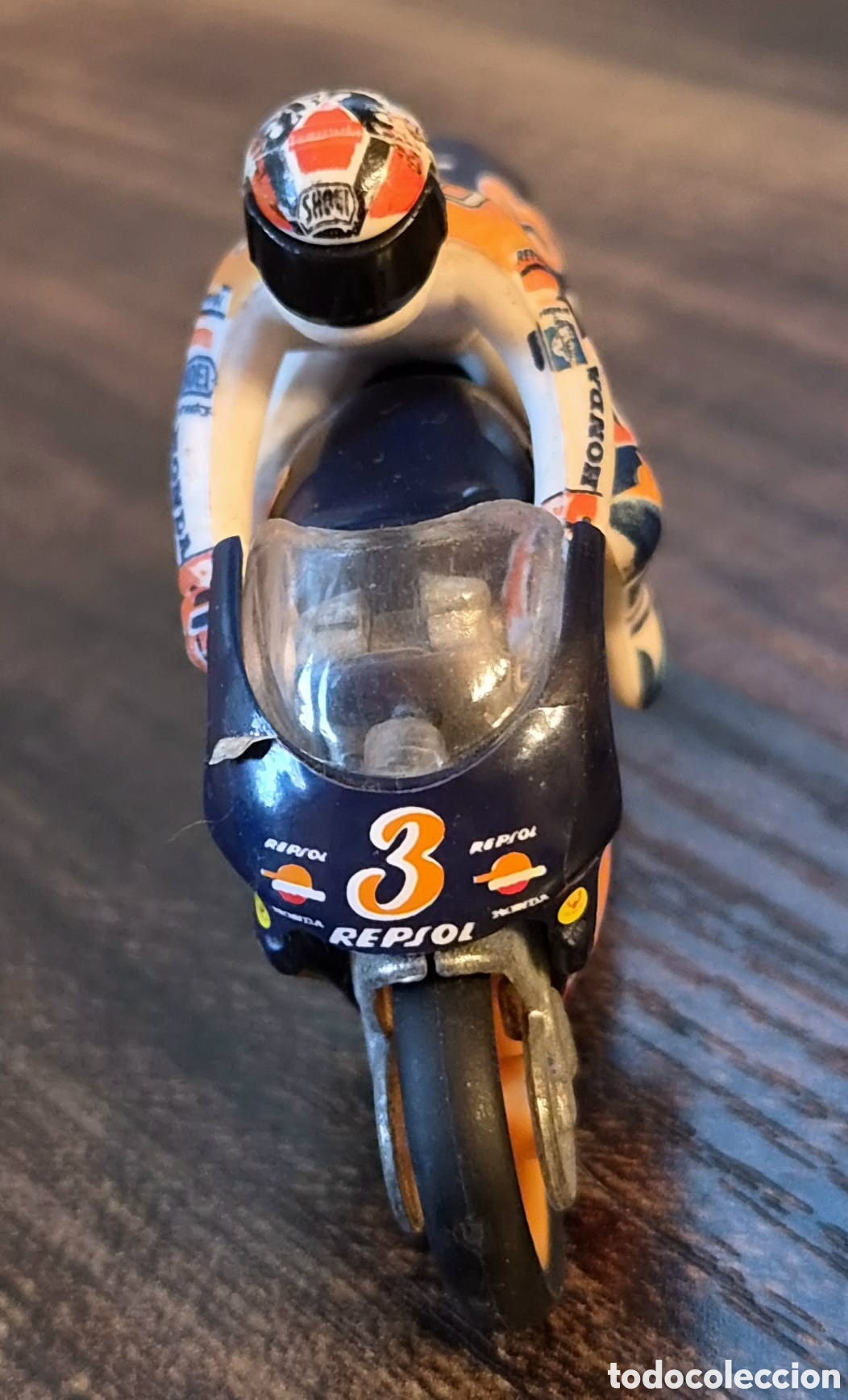 Motos a escala: Moto Repsol Honda NSR 500 #3 &ndash; &Aacute;lex Crivill&eacute; (500cc / MotoGP) &ndash; Guisval / Miniatura Escala 1/26