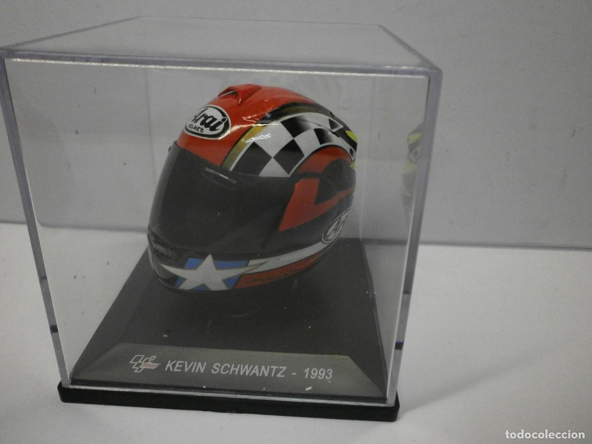 Motos a escala: casco moto gp kevin schwantz 1993