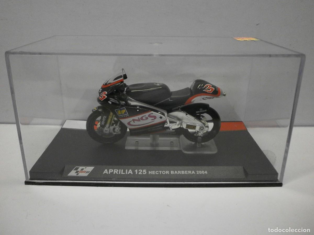 Motos a escala: moto gp esc 1/24 aprilia 125 hector barbera 2004