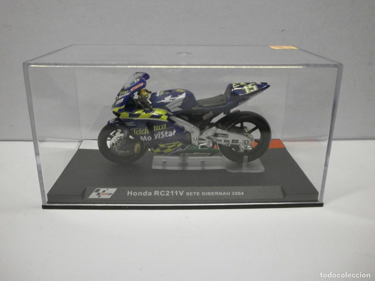 Motos a escala: moto gp esc 1/24 honda rc 211 v sete gibernau 2004