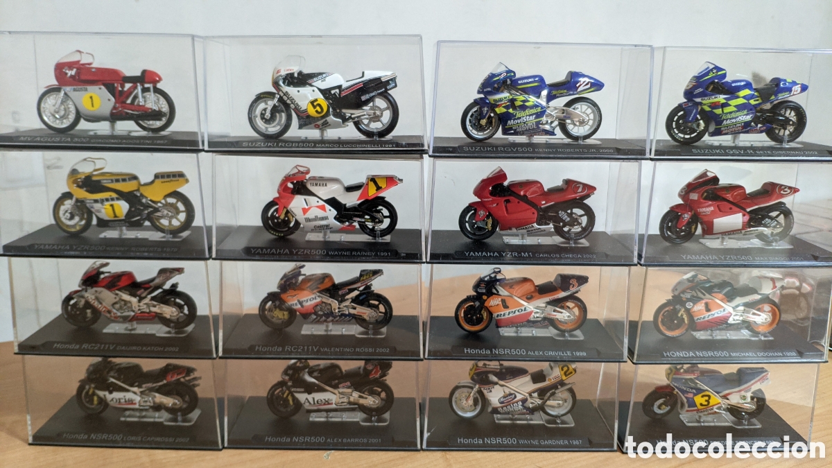 Motos a escala: Colecci&oacute;n Grandes Motos de Competici&oacute;n &ndash; 37 motos con fasc&iacute;culos y archivador