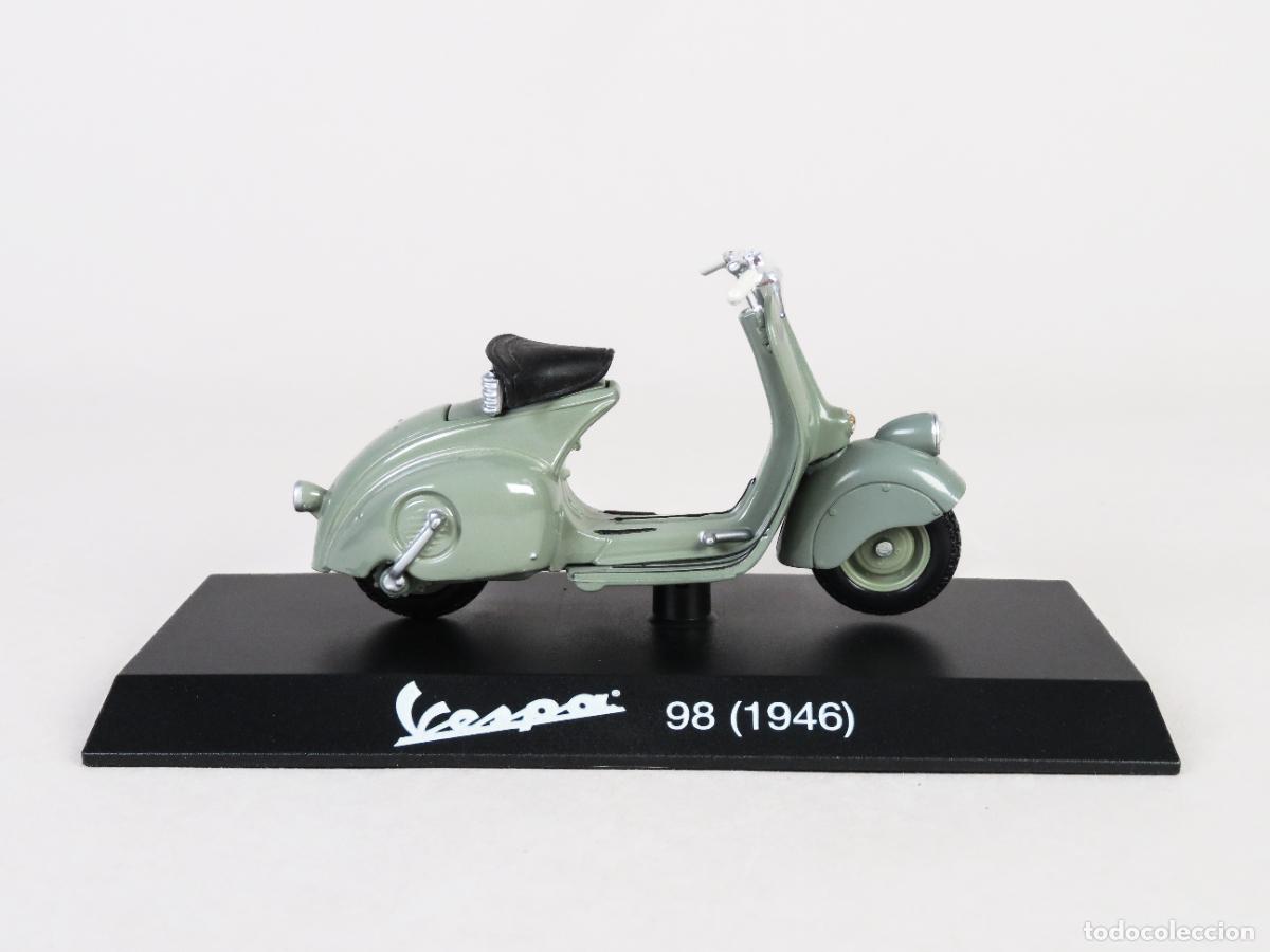 Motorradmodelle: Moto Vespa 98 1946 RBA edici&oacute;n Maisto Escala 1/18 nueva