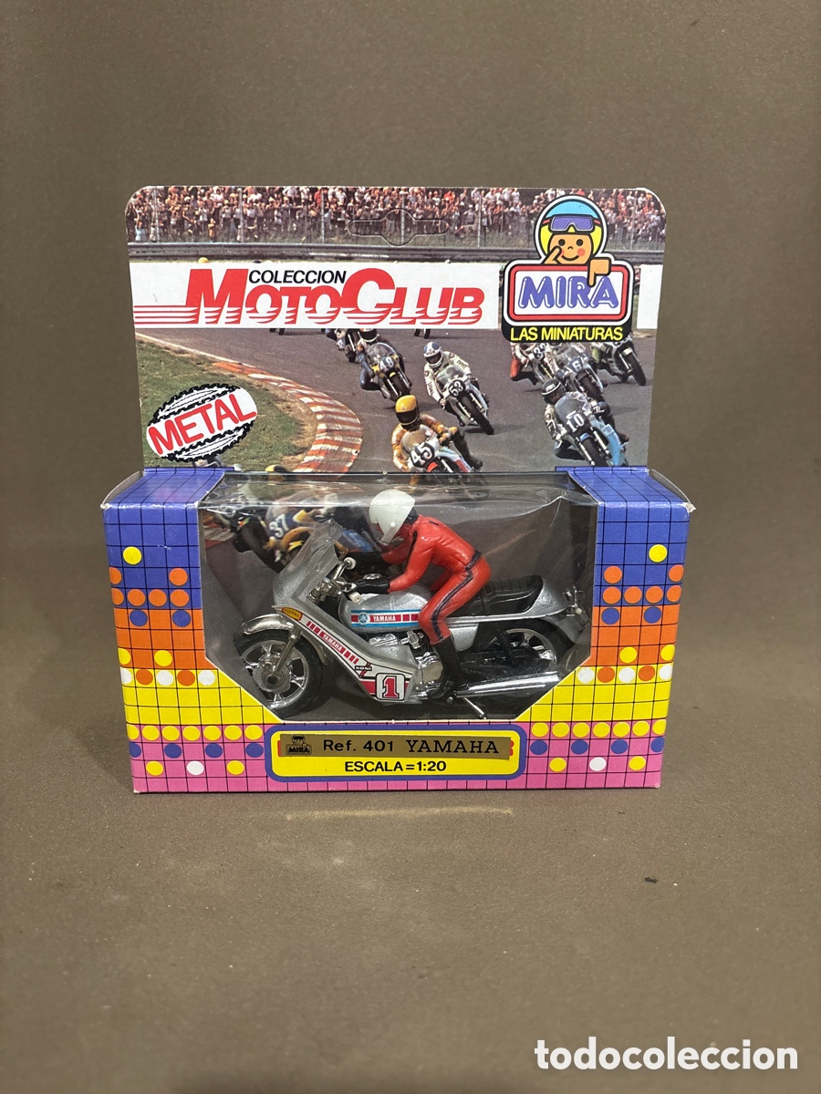 Motos a escala: Miniaturas MIRA,colecci&oacute;n motoclub*YAMAHA*NUEVA EN SU CAJA*ver fotos