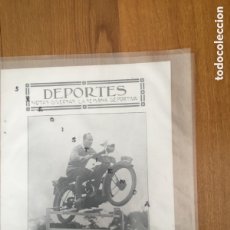 Motos: - MOTOCICLISMO - SALTO ARRIESGADO. INGLATERRA. 1927