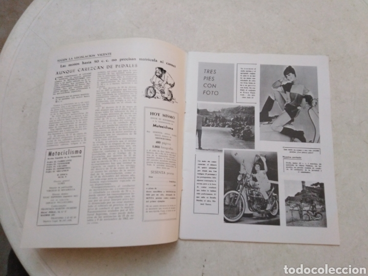 Motos: Revista Motociclismo número 9 año 1964 fasciculo 266 ( muy difícil de encontrar ) - Foto 3 - 266021708