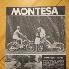 Motos: CATÁLOGO MONTESA EDITADO EN 1968 POR SU DEPARTAMENTO COMERCIAL. Lote 362672705
