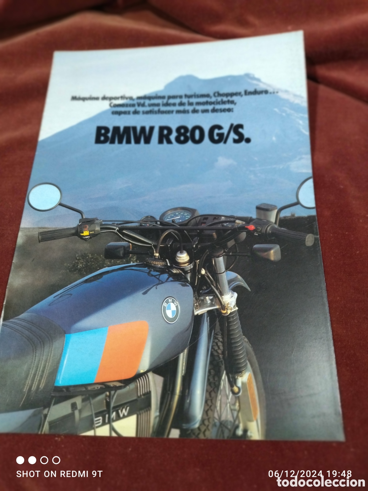 Motos: Catalogo moto BMW R 80 G/S