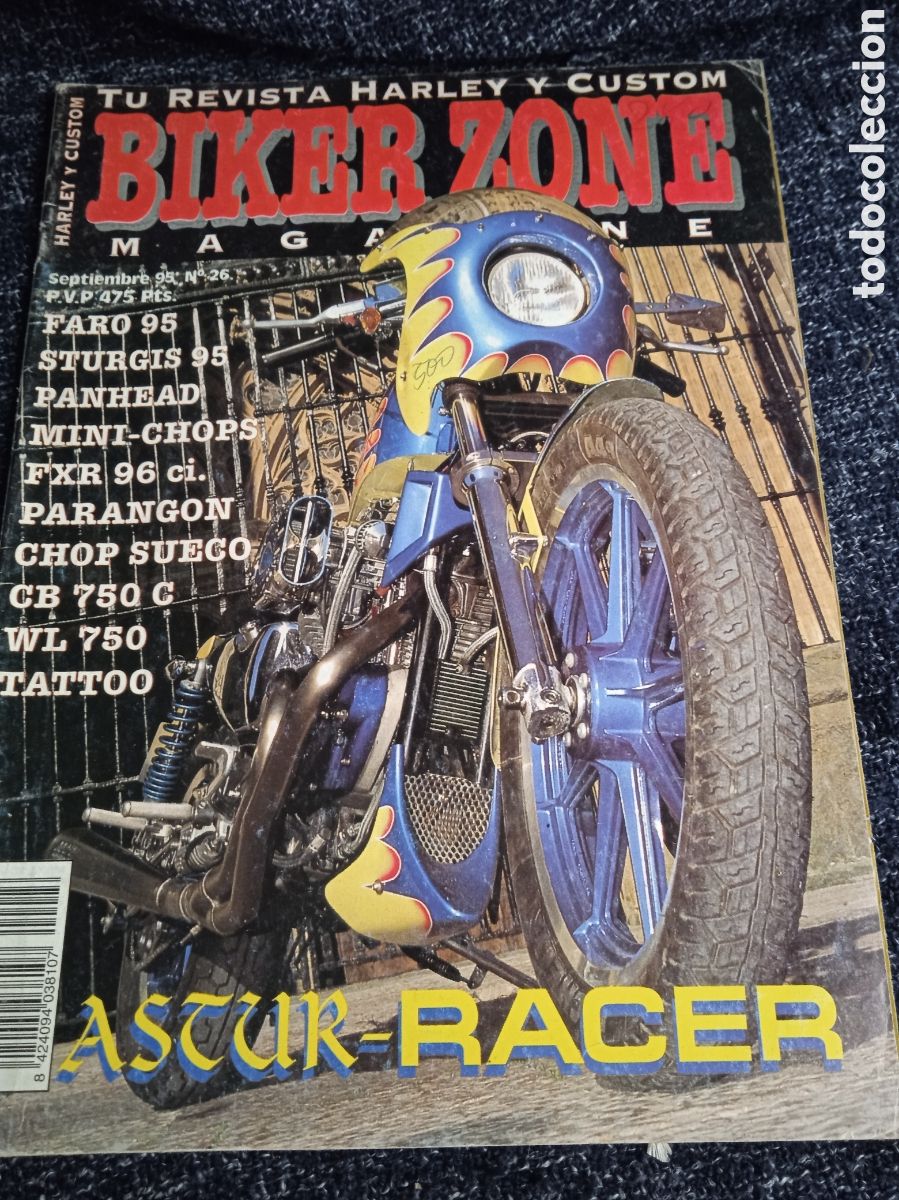 Motos: BIKER ZONE N&ordm; 26 SEPTIEMBRE 1995 - REVISTAS HARLEY, CUSTOM